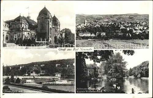 Bad Neuenahr Ahrweiler Kurhaus Lenne Park Terrassen Cafe Schwanenteich Kaiser Wilhelm Park Kat. Bad Neuenahr Ahrweiler