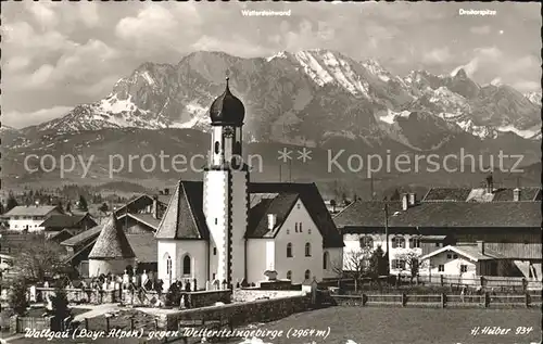 Wallgau Wettersteingebirge Foto H. Huber Nr. 934 Kat. Wallgau