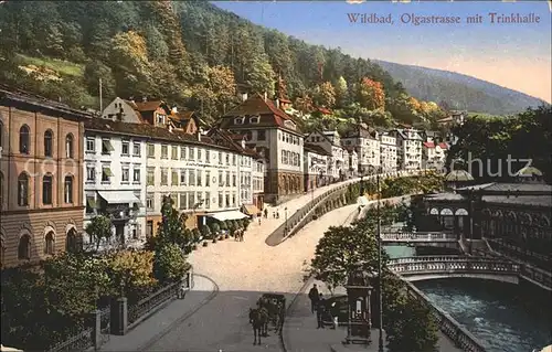 Wildbad Schwarzwald Olgastrasse Trinkhalle Kat. Bad Wildbad