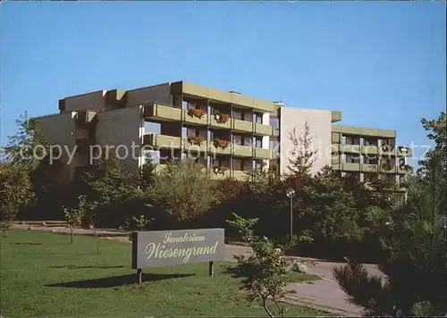 Bad Westernkotten Sanatorium Wiesengrund Kat. Erwitte