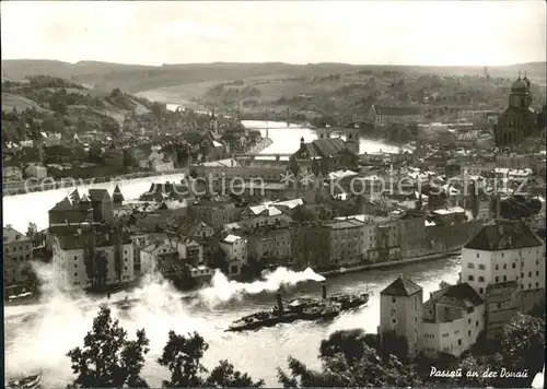 Passau Seitenraddampfer  Kat. Passau