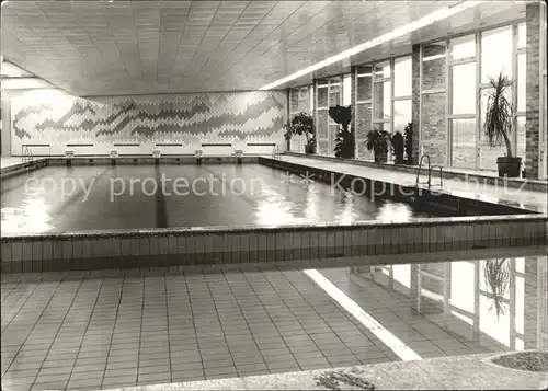 Klink Waren FDGB Erholungsheim Herbert Warnke Schwimmhalle Kat. Klink Waren