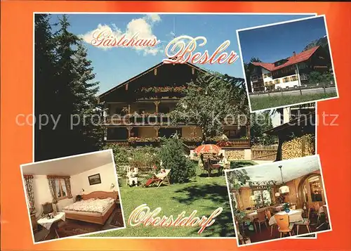 Oberstdorf Gaestehaus Besler Kat. Oberstdorf