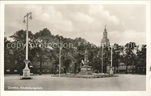 Genthin Hindenburgplatz Kat. Genthin