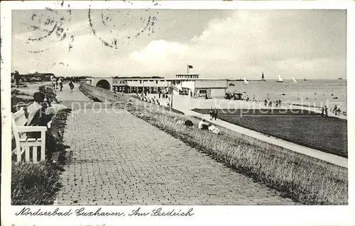 Cuxhaven Nordseebad Seedeich Kat. Cuxhaven