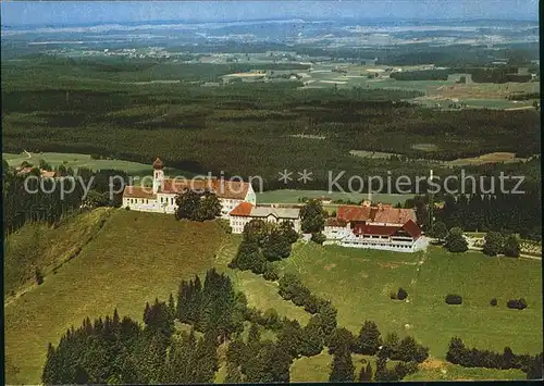 Hohenpeissenberg Fliegeraufnahme Berggasthof Bayrischer Rigi Kat. Hohenpeissenberg