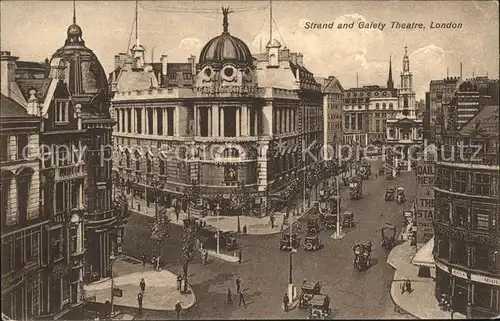 London Strand Galety Theatre Kat. City of London