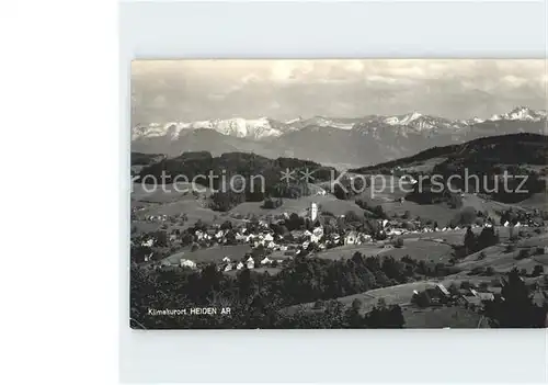 Heiden AR Gesamtansicht Klimakurort mit Alpenpanorama Kat. Heiden