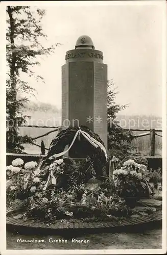 Rhenen Mausoleum Grebbe Denkmal Kat. Rhenen