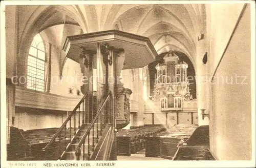 Doetinchem Ned. Herv. Kerk Interieur Kat. Doetinchem