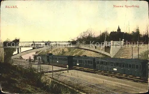 Baarn Nieuwe Spoorbrug Eisenbahn Kat. Baarn