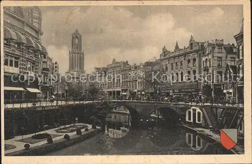 Utrecht Oude Gracht Bakkerbrug Wappen Kat. Utrecht