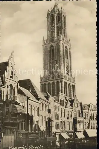 Utrecht Vismarkt Domtoren Kat. Utrecht