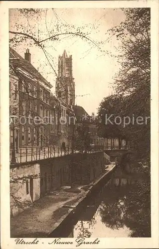 Utrecht Nieuwe Gracht Kat. Utrecht