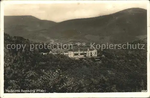 Ramberg Panorama mit Heilstaette Kat. Ramberg