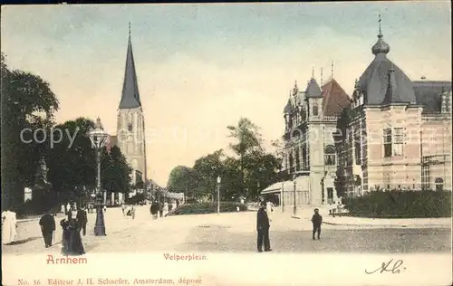 Arnhem Velperplein Kerk Kat. Arnhem