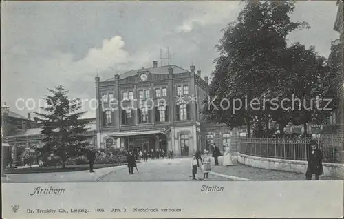 Arnhem Station Bahnhof Kat. Arnhem