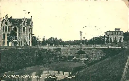 Arnhem Waterwerk Sonsbeeksingel Kat. Arnhem