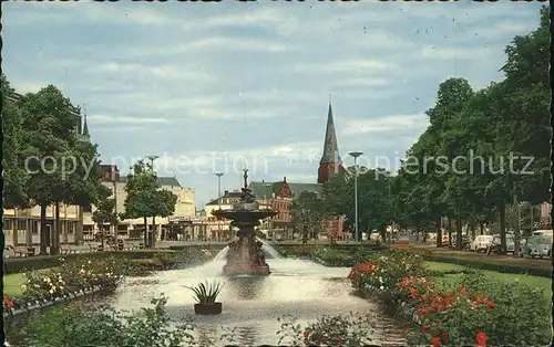 Arnhem Jans Binnen en Buitensingel Brunnen Kat. Arnhem