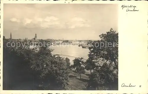 Arnhem Rijngezicht Panorama Rhein Kat. Arnhem