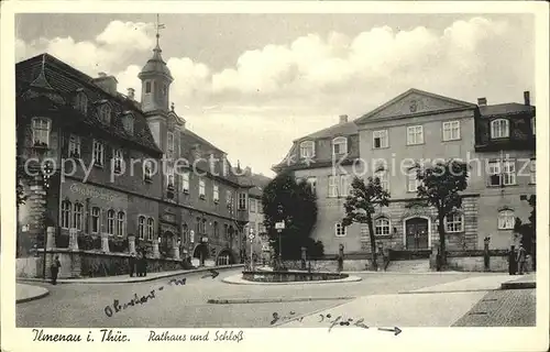 Ilmenau Thueringen Rathaus Schloss Kat. Ilmenau