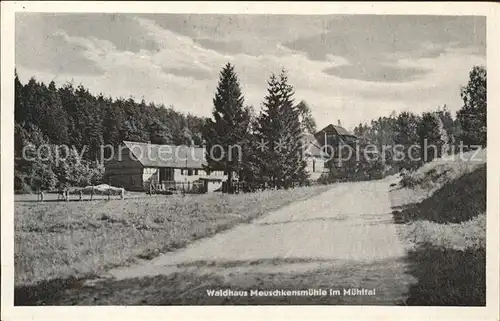 Meuschkensmuehle Waldhaus im Muehltal Kat. Hermsdorf Thueringen