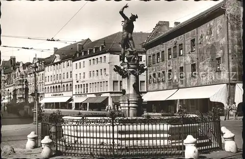 Augsburg Merkurbrunnen Kat. Augsburg