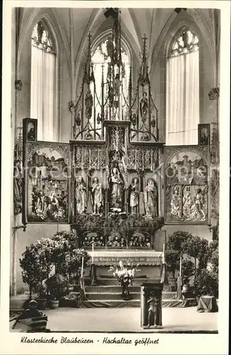 Blaubeuren Klosterkirche Hochaltar Kat. Blaubeuren