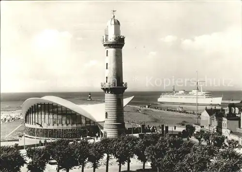 Warnemuende Ostseebad Leuchtturm Kat. Rostock