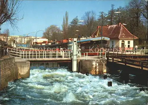 Berlin Spandauer Schleuse Schiff Kat. Berlin