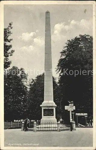 Apeldoorn Gedenknaald Kat. Apeldoorn