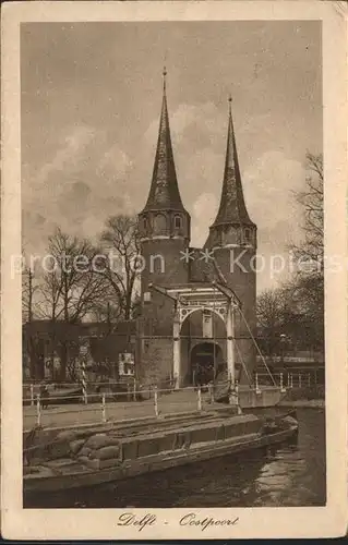 Delft Oostpoort Ziehbruecke Kat. Delft