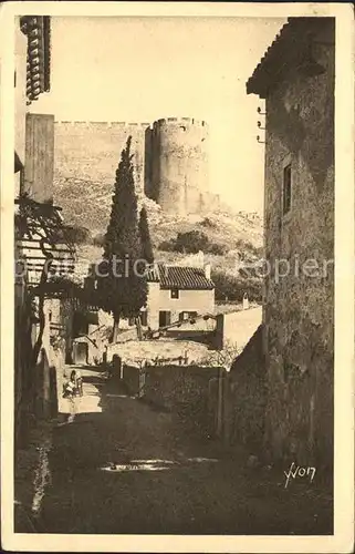 Villeneuve les Avignon Vieille rue et Fort Saint Andre Kat. Villeneuve les Avignon