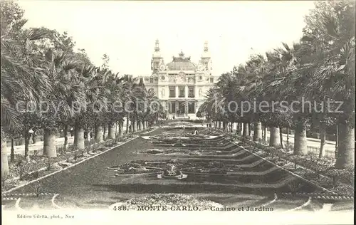 Monte Carlo Casino et les Jardins Kat. Monte Carlo