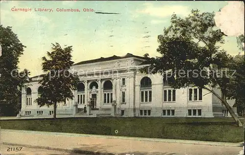 Columbus Ohio Carnegie Library Kat. Columbus