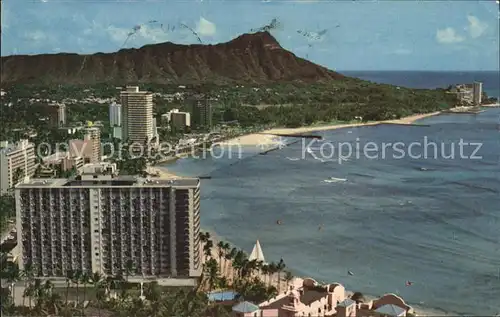 Waikiki Outrigger Hotel Beach Diamond Head