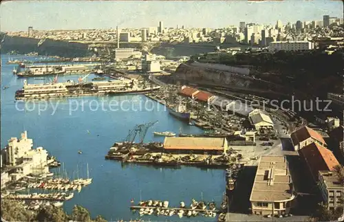 Oran Algerie Vue generale sur la ville Port Kat. Oran