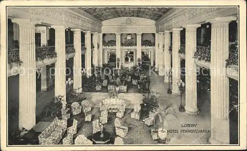 New York City Hotel Pennsylvania Lobby / New York /