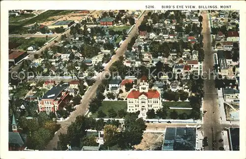 Billings Montana Birdseye view Kat. Billings