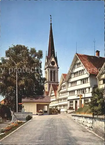 Rehetobel Postplatz Kirche Kat. Rehetobel