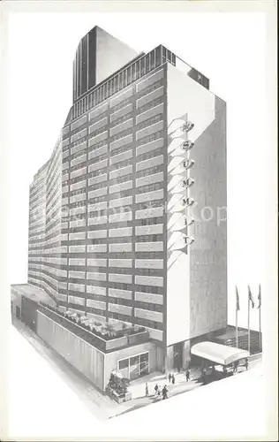 New York City Summit Hotel at Lexington Avenue Illustration / New York /