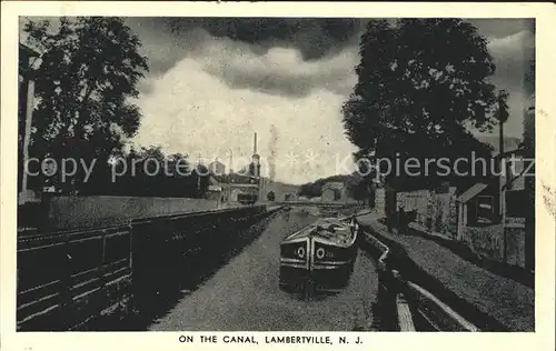 Lambertville New Jersey On the canal Kat. Lambertville