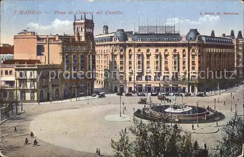 Madrid Spain Plaza de Canovas del Castillo Fuente Kat. Madrid