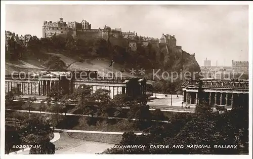 Edinburgh Castle and National Gallery Kat. Edinburgh