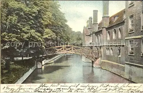 Cambridge Cambridgeshire Queen's Bridge / Cambridge /Cambridgeshire CC