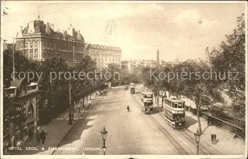 London Hotel Cecil and Embankment Kat. City of London