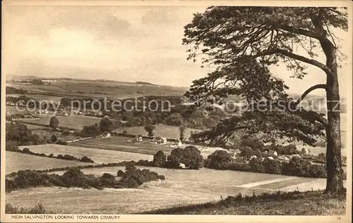 Salvington High Salvington looking towards Cissbury Landscape Kat. Worthing