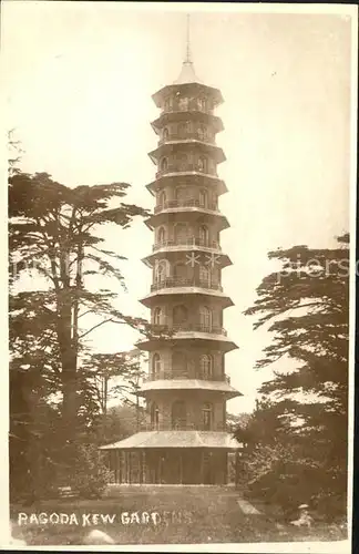 London Pagoda Kew Gardens Kat. City of London