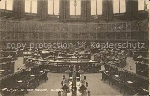 London British Museum Reading Room Kat. City of London