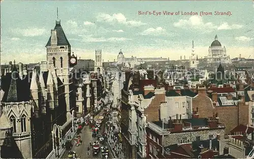 London Birdseye view from Strand Kat. City of London